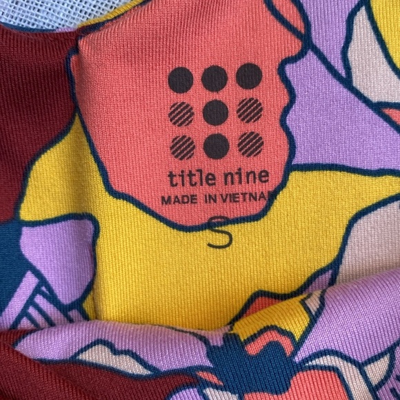 Title Nine floral athletic dress. - Picture 3 of 14
